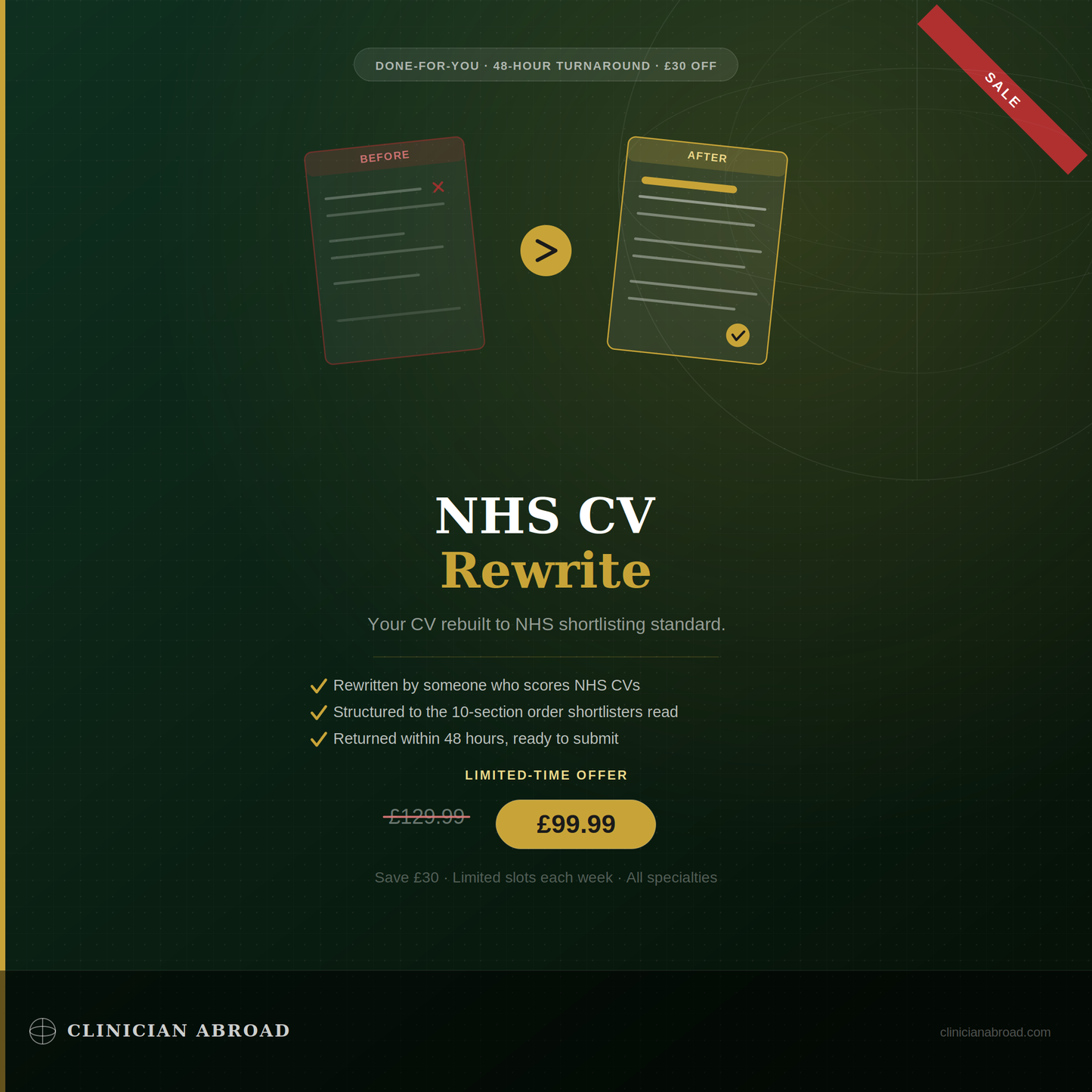 NHS CV Rewrite